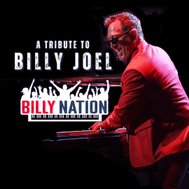 A Tribute to Billy Joel - Billy Nation. Man wearing sunglasses playing piano